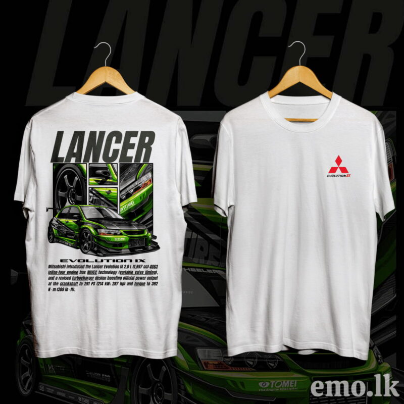 MITSUBISHI LANCER EVOLUTION IX CAR T SHIRT