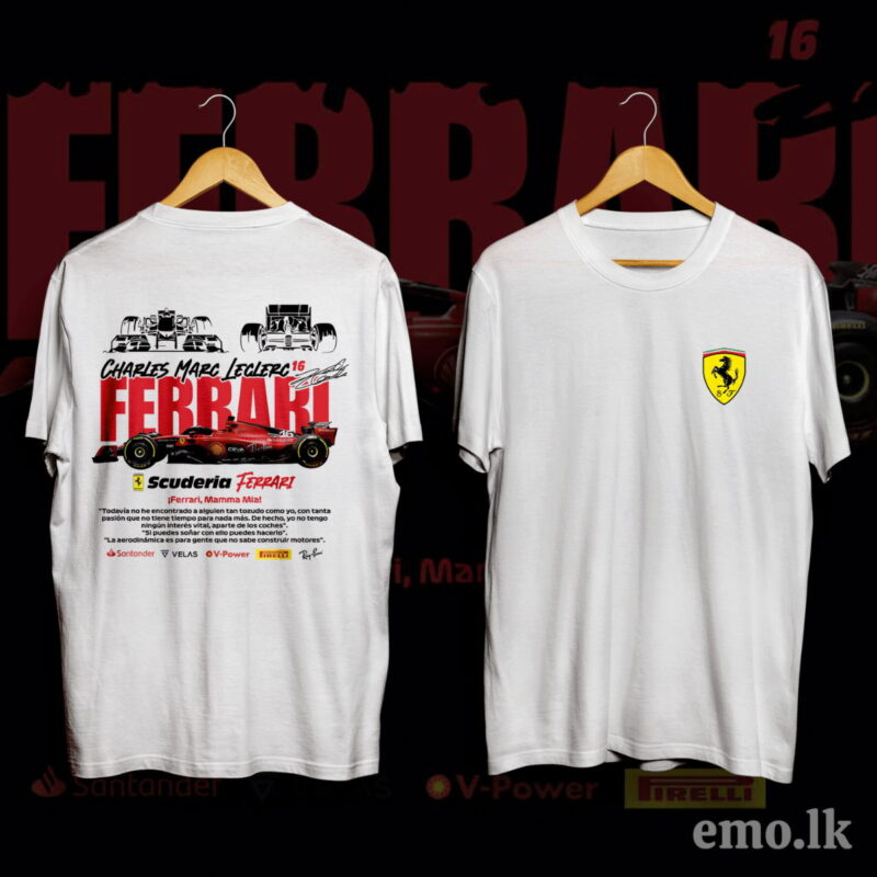 SCUDERIA FERRARI MOTORSPORT CAR T SHIRT