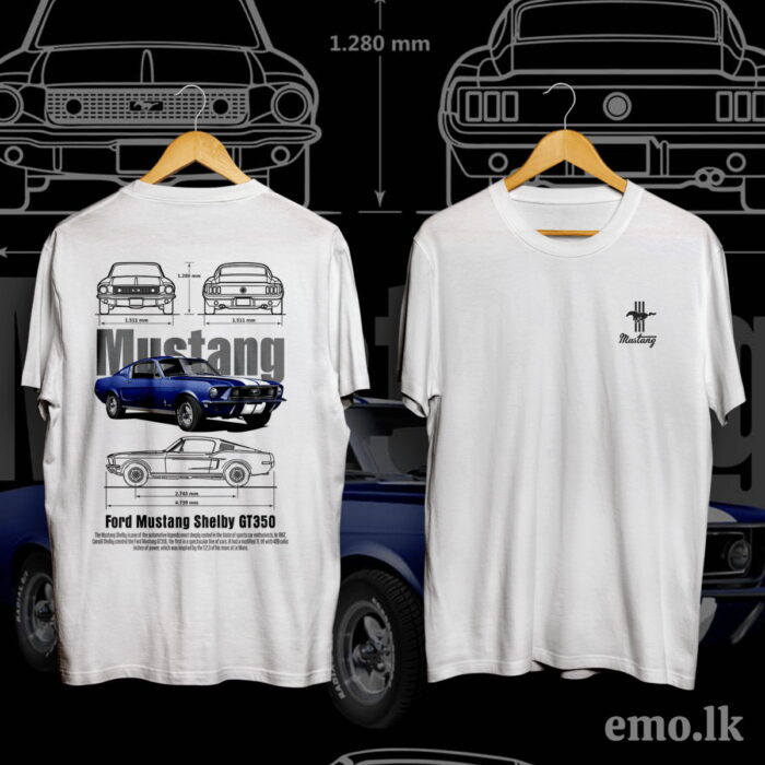MUSTANG SHELBY GT350 CLASSIC CAR T SHIRT