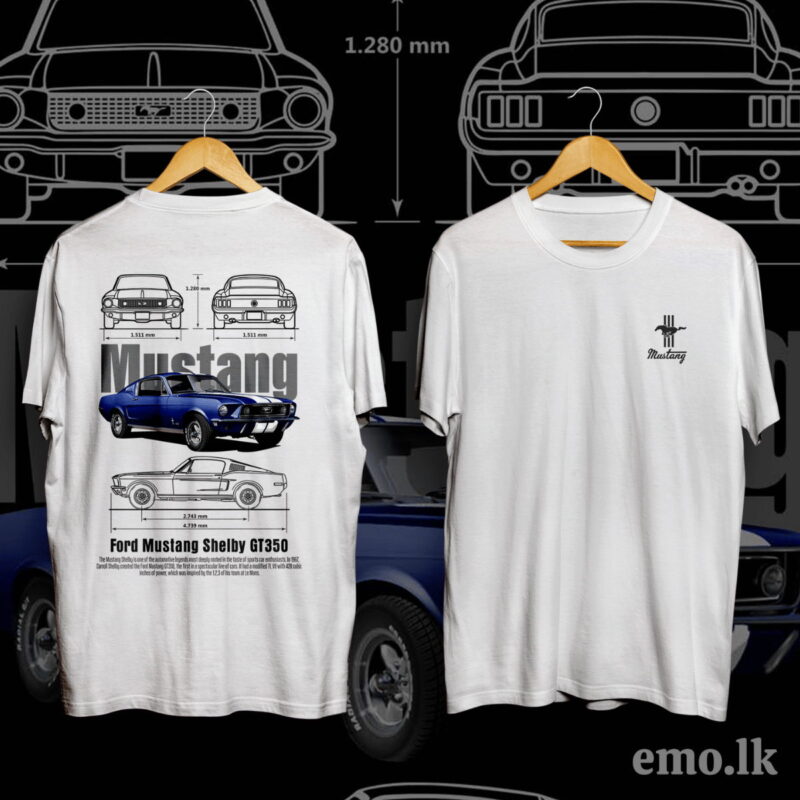 MUSTANG SHELBY GT350 CLASSIC CAR T SHIRT