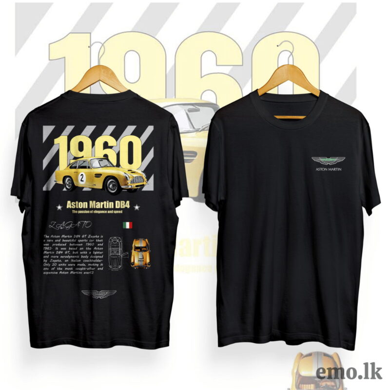 ASTON MARTIN DB4 CLASSIC CAR T SHIRT