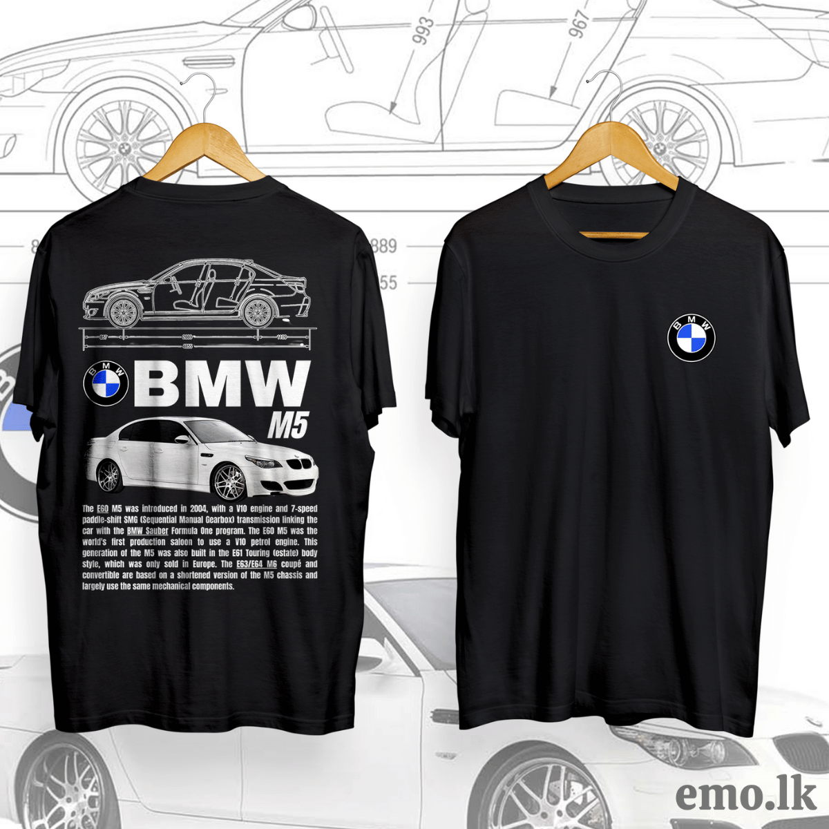 BMW M5 CAR T SHIRT
