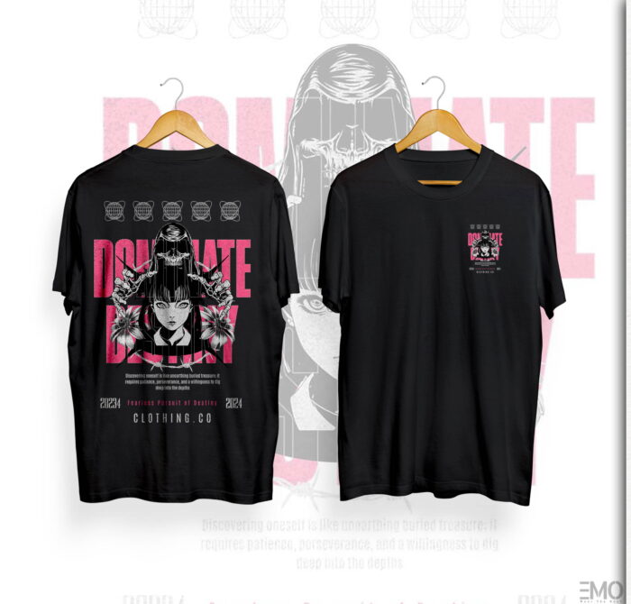 "DOMINATE" ANIME T SHIRT – JAPANESE STREETWEAR | ANIME MERCH FOR ANIME LOVERS