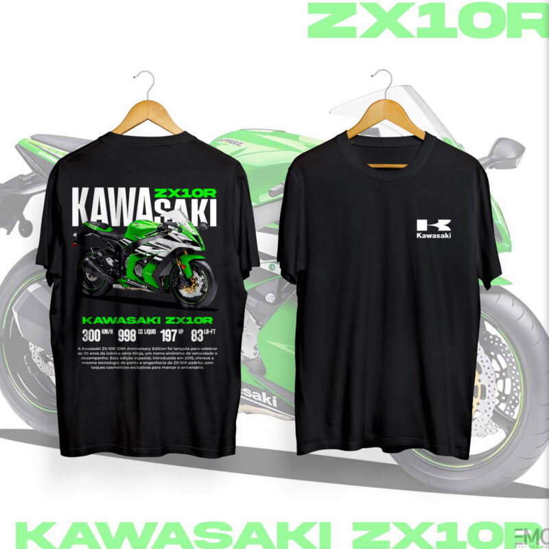 KAWASAKI ZX10R BIKE T SHIRT | PREMIUM QUALITY UNISEX T SHIRT