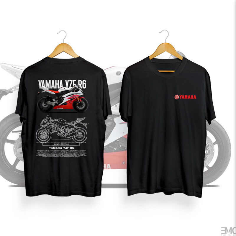 YAMAHA YZF R6 BIKE T SHIRT | PREMIUM QUALITY UNISEX T SHIRT