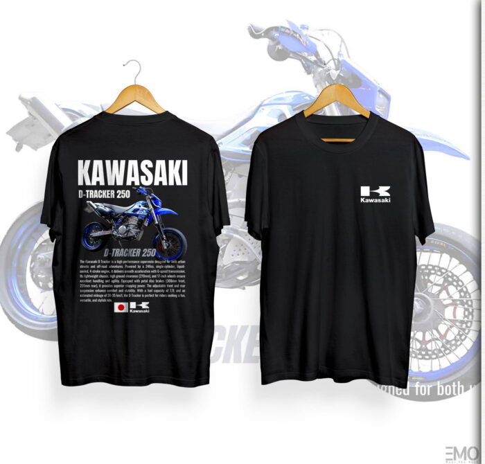 KAWASAKI D-TRACKER 250 BIKE T SHIRT | PREMIUM QUALITY UNISEX T SHIRT
