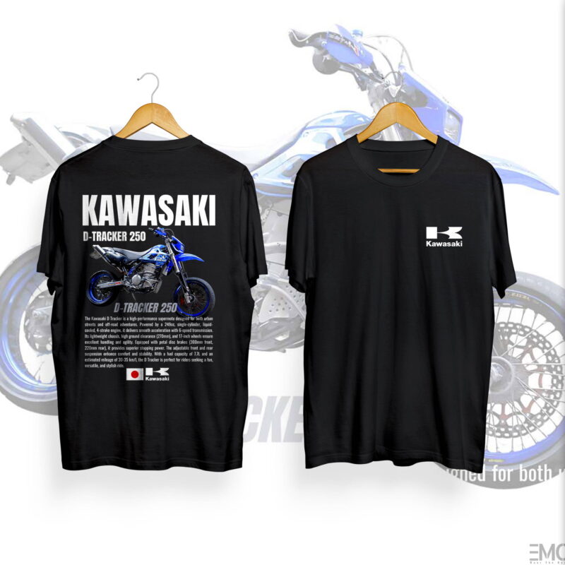 KAWASAKI D-TRACKER 250 BIKE T SHIRT | PREMIUM QUALITY UNISEX T SHIRT