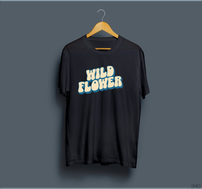 "WILD FLOWER" PRINTED T SHIRT FOR WOMEN