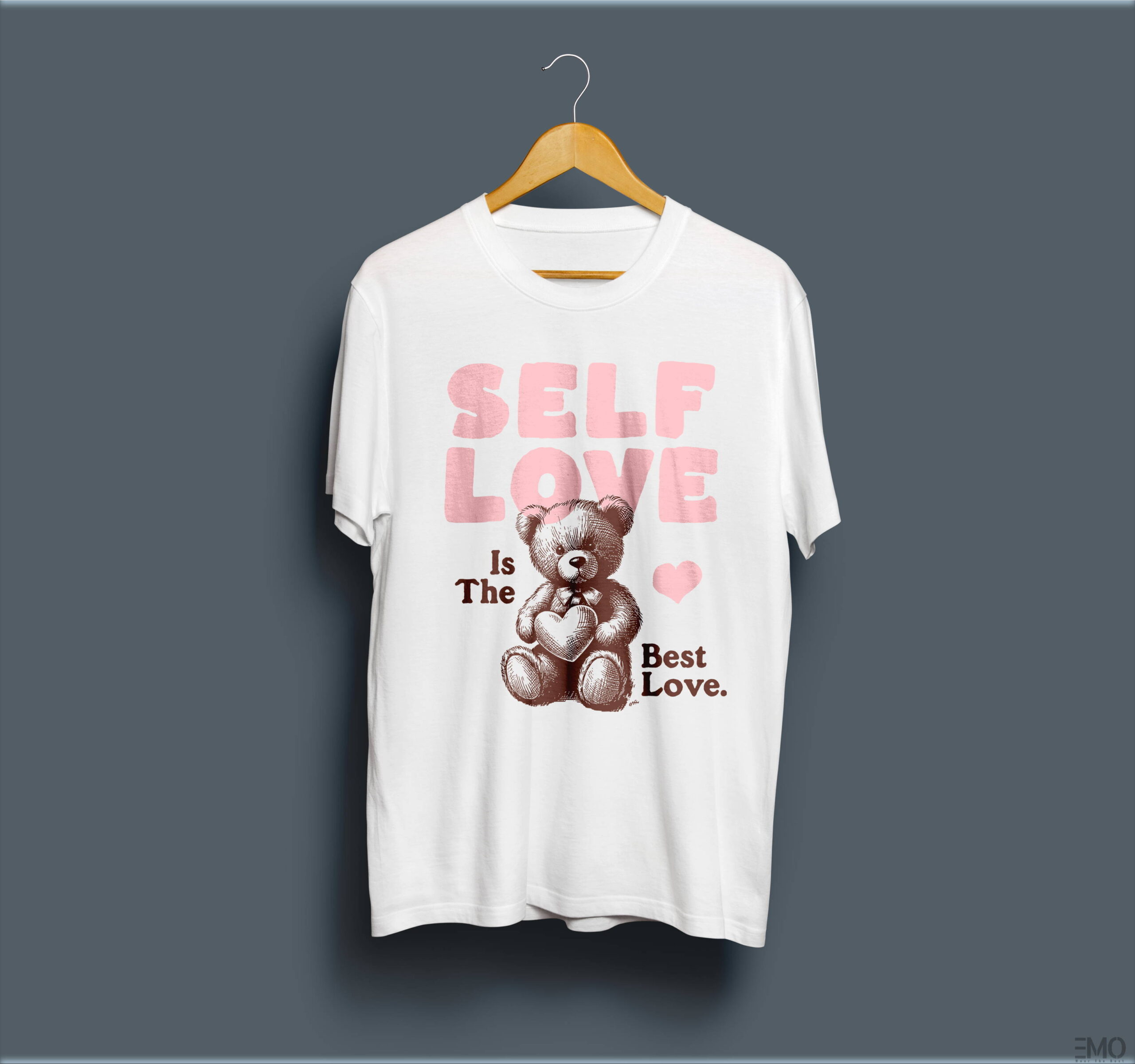 "SELF LOVE IS THE BEST LOVE" PRINTED T SHIRT FOR WOMEN
